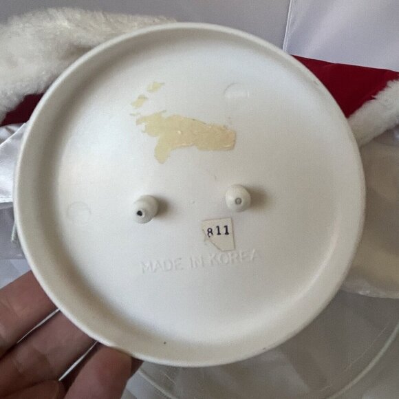 Artmark 1977 Boudoir 15" Big Eyes Christmas Doll Red Dress Victorian Vtg Korea - Picture 14 of 16